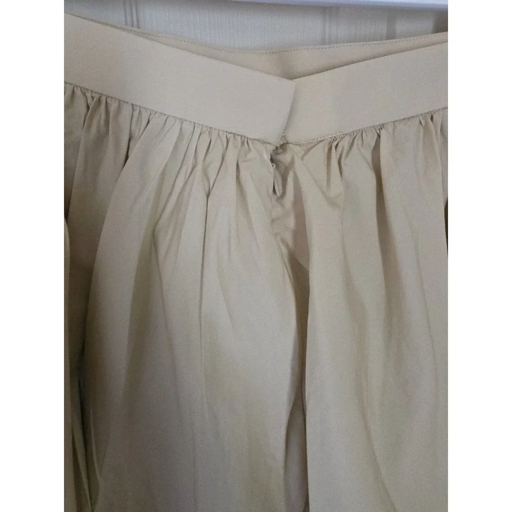 Tory Burch Cotton Poplin Layered an Asymmetry Skirt Design US 10